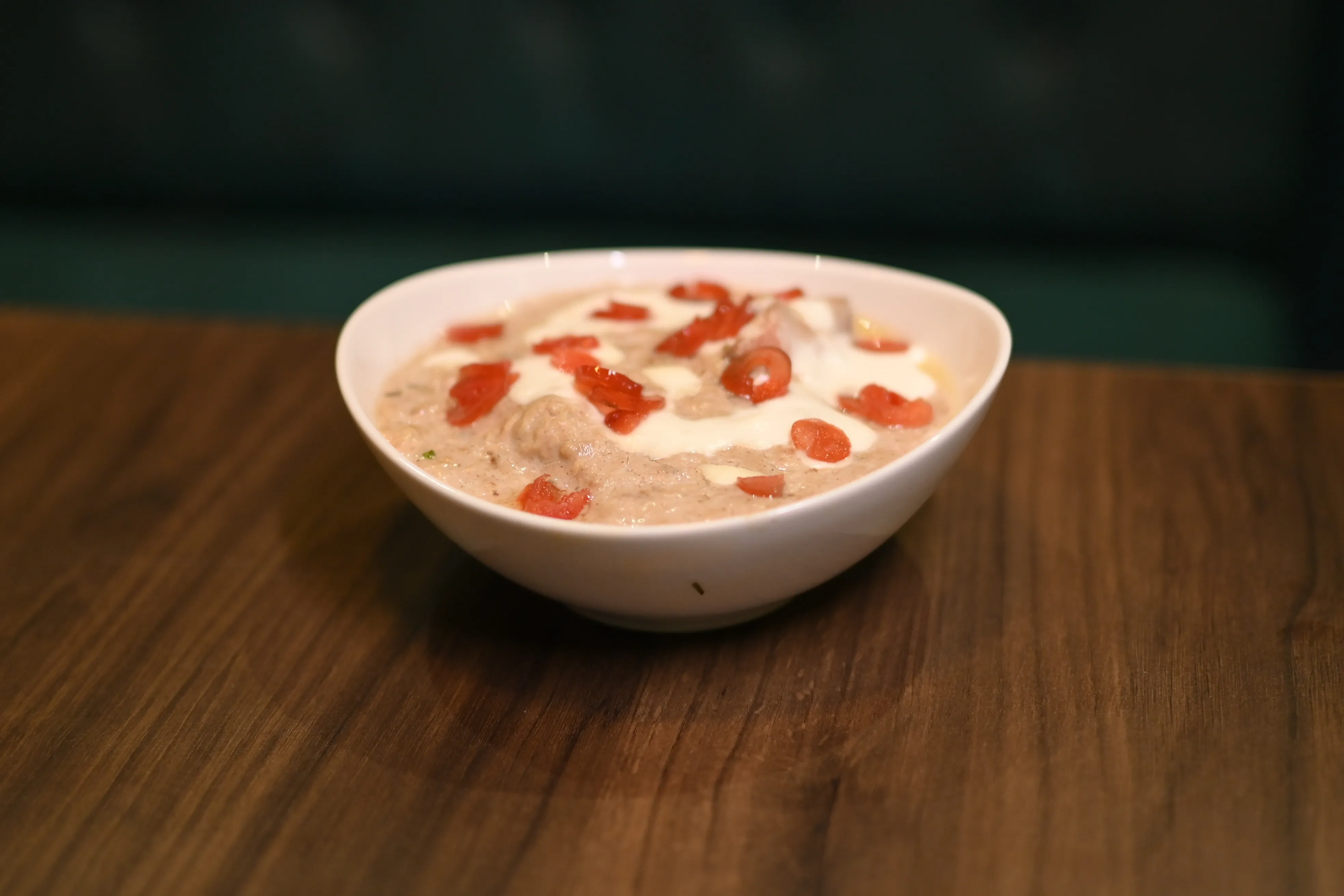 Herb-crusted fish with citrus sauce